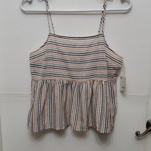 A.n.a large striped top